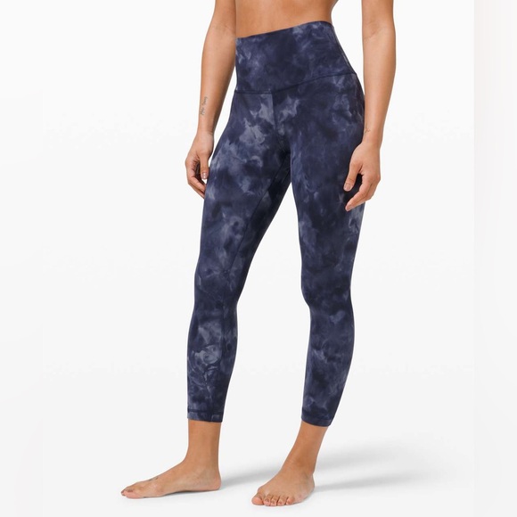 Lululemon Align High-Rise Women's 25” Diamond Dye Asphalt Grey True Navy - Picture 11 of 12